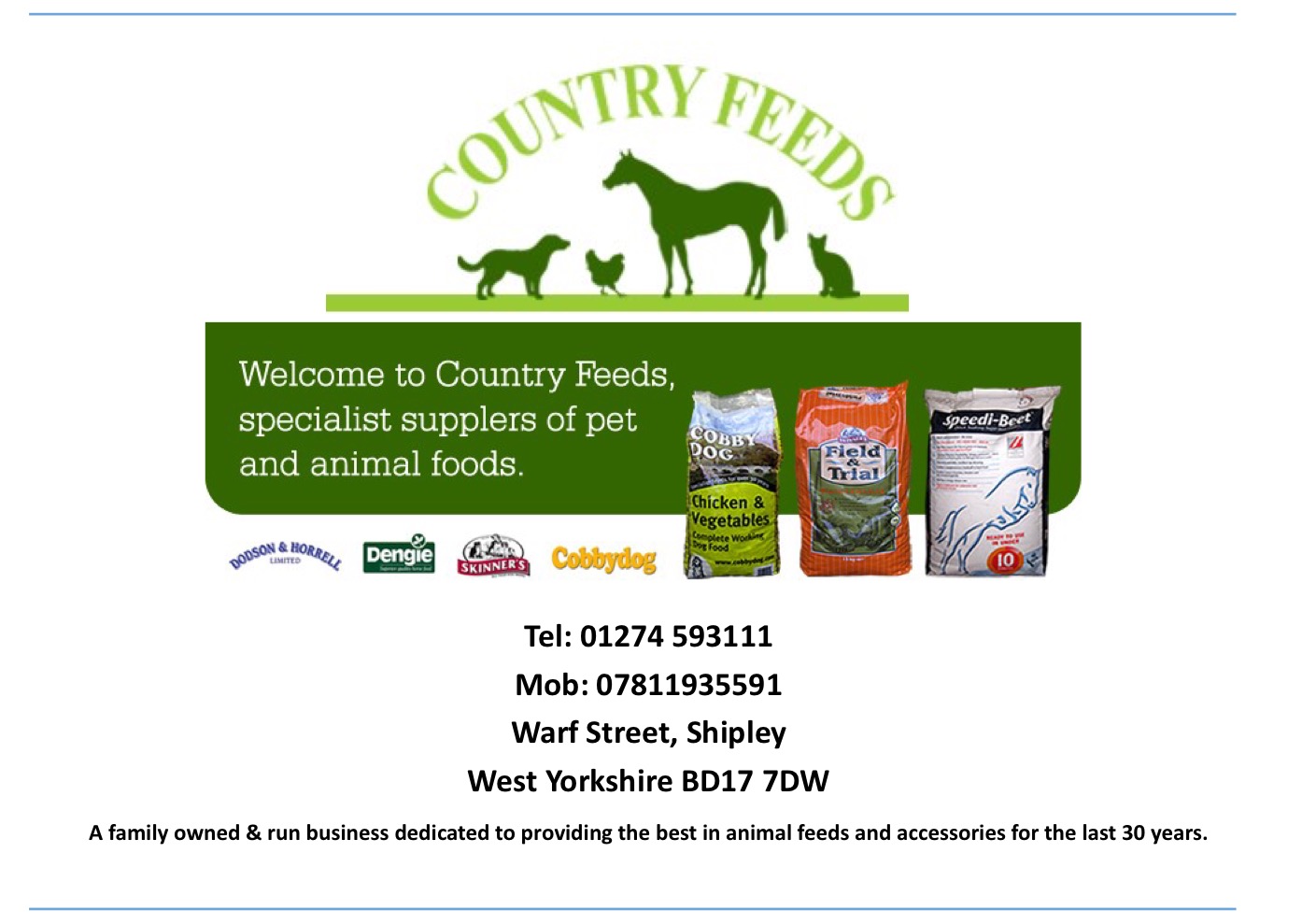 Country feeds