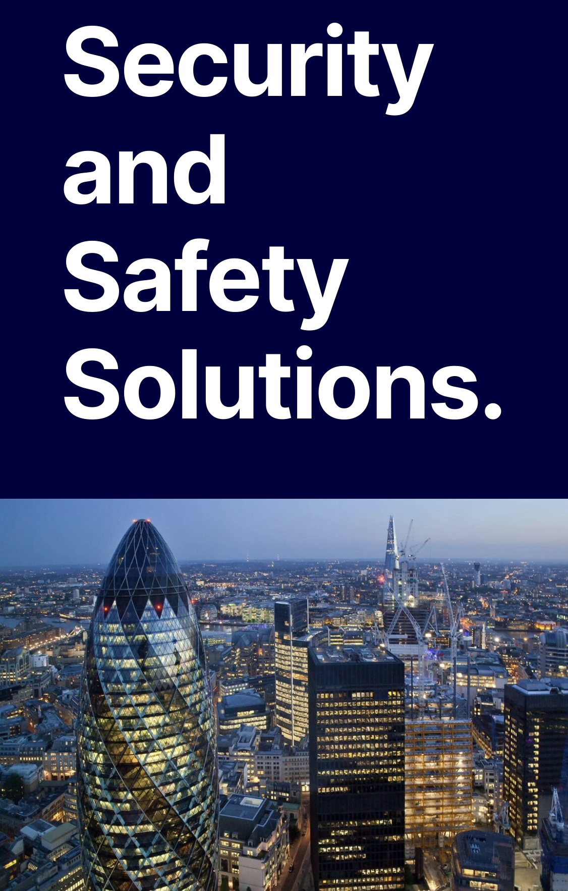Security & Safety Solutions